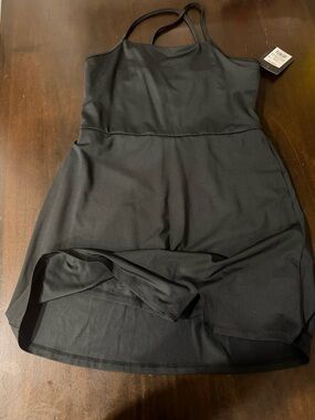 art class Black Strappy Mini Dress
